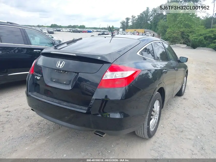 2012 Honda Crosstour 2.4 Ex VIN: 5J6TF3H32CL001952 Lot: 45159319