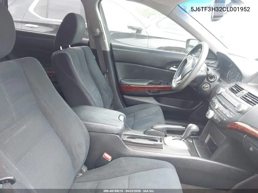 2012 Honda Crosstour 2.4 Ex VIN: 5J6TF3H32CL001952 Lot: 45159319