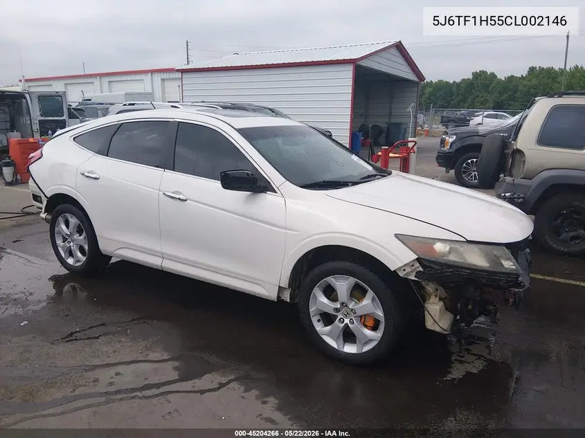 2012 Honda Crosstour Ex-L VIN: 5J6TF1H55CL002146 Lot: 45204266