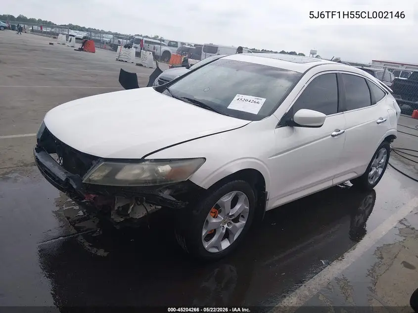 2012 Honda Crosstour Ex-L VIN: 5J6TF1H55CL002146 Lot: 45204266