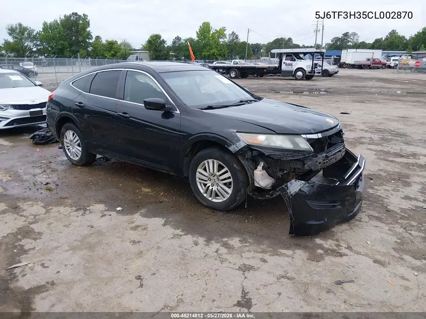 2012 Honda Crosstour 2.4 Ex VIN: 5J6TF3H35CL002870 Lot: 45214812