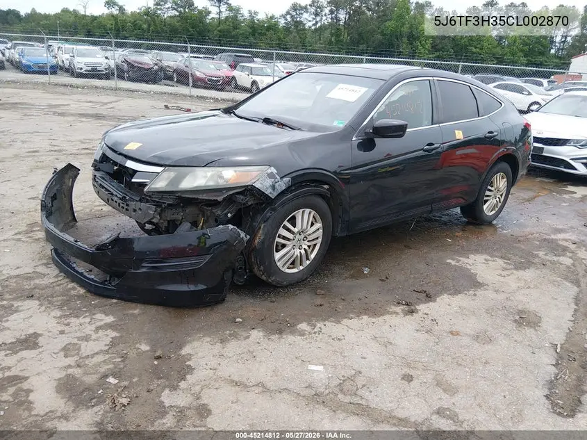2012 Honda Crosstour 2.4 Ex VIN: 5J6TF3H35CL002870 Lot: 45214812