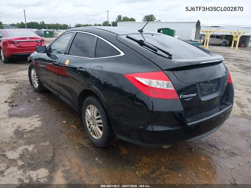 2012 Honda Crosstour 2.4 Ex VIN: 5J6TF3H35CL002870 Lot: 45214812