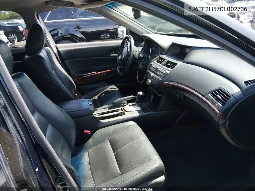2012 Honda Crosstour Ex-L VIN: 5J6TF2H57CL002736 Lot: 45222214