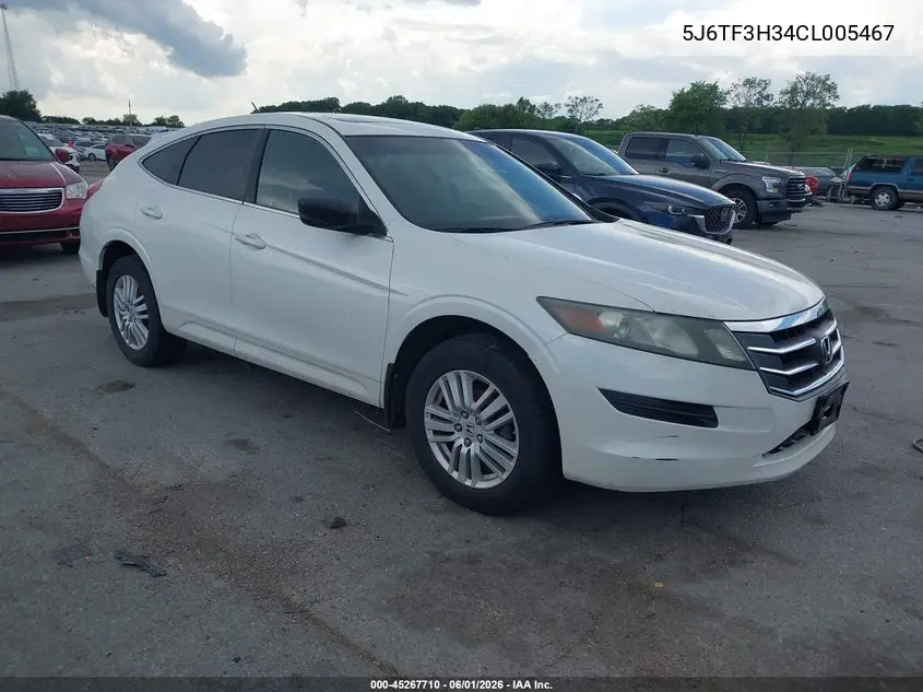 2012 Honda Crosstour 2.4 Ex VIN: 5J6TF3H34CL005467 Lot: 45267710