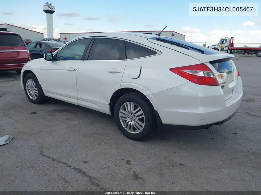 2012 Honda Crosstour 2.4 Ex VIN: 5J6TF3H34CL005467 Lot: 45267710