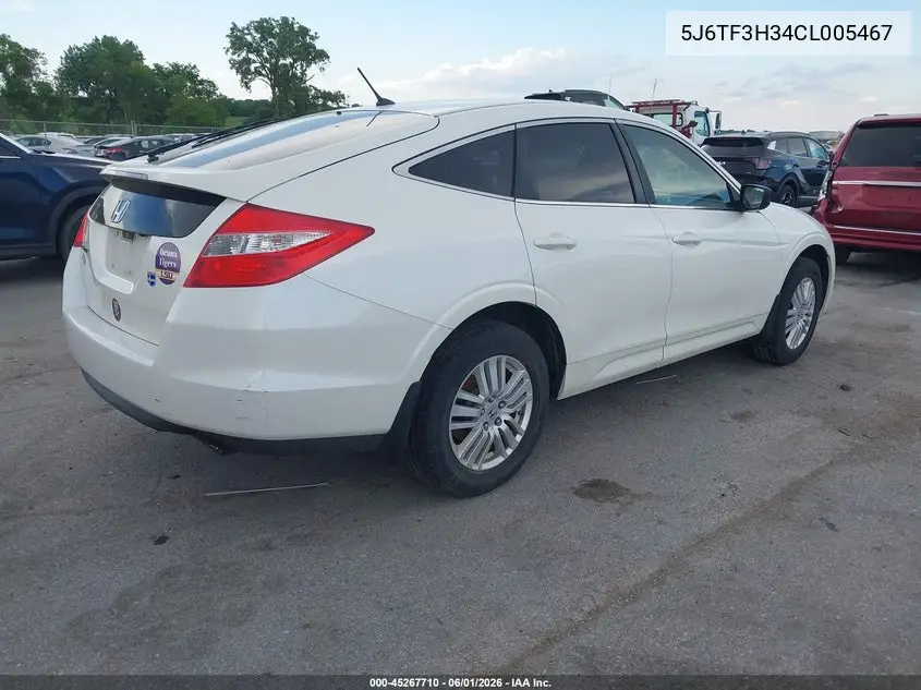 2012 Honda Crosstour 2.4 Ex VIN: 5J6TF3H34CL005467 Lot: 45267710