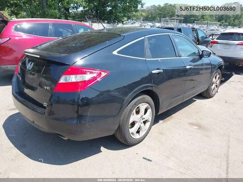 2012 Honda Crosstour Ex-L VIN: 5J6TF2H50CL003680 Lot: 45460504