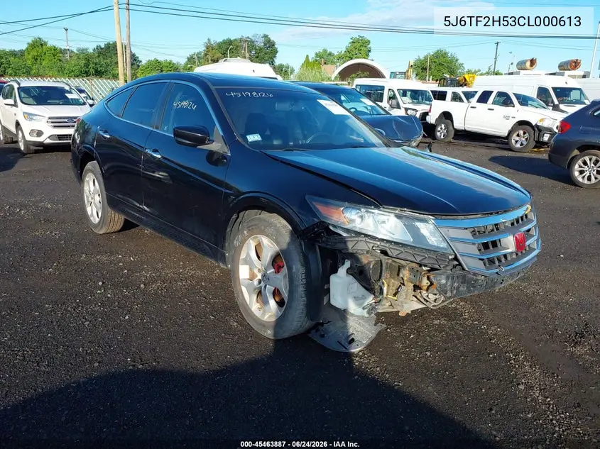 2012 Honda Crosstour Ex-L VIN: 5J6TF2H53CL000613 Lot: 45463887