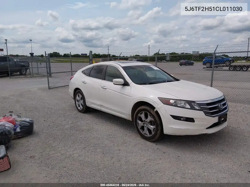 2012 Honda Crosstour Ex-L VIN: 5J6TF2H51CL011030 Lot: 45464238