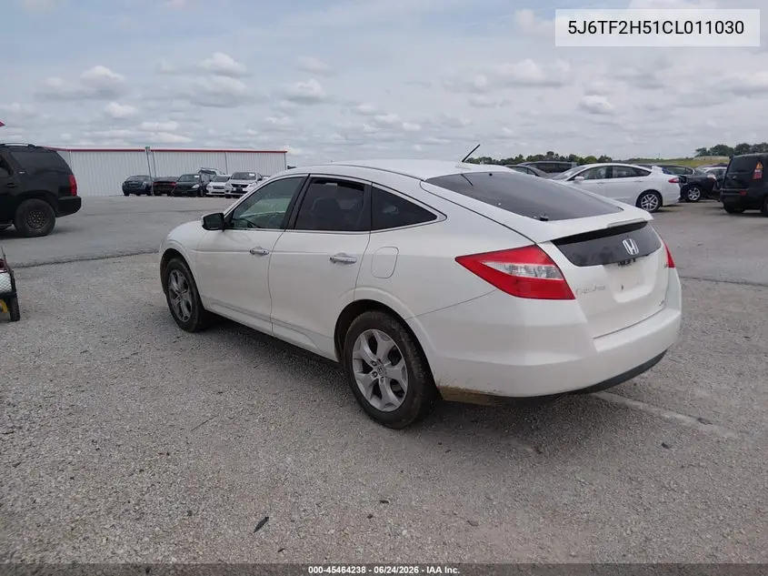 2012 Honda Crosstour Ex-L VIN: 5J6TF2H51CL011030 Lot: 45464238