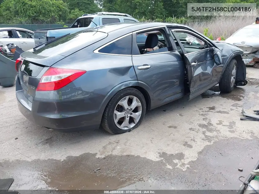 2012 Honda Crosstour Ex-L VIN: 5J6TF2H58CL004186 Lot: 45565338