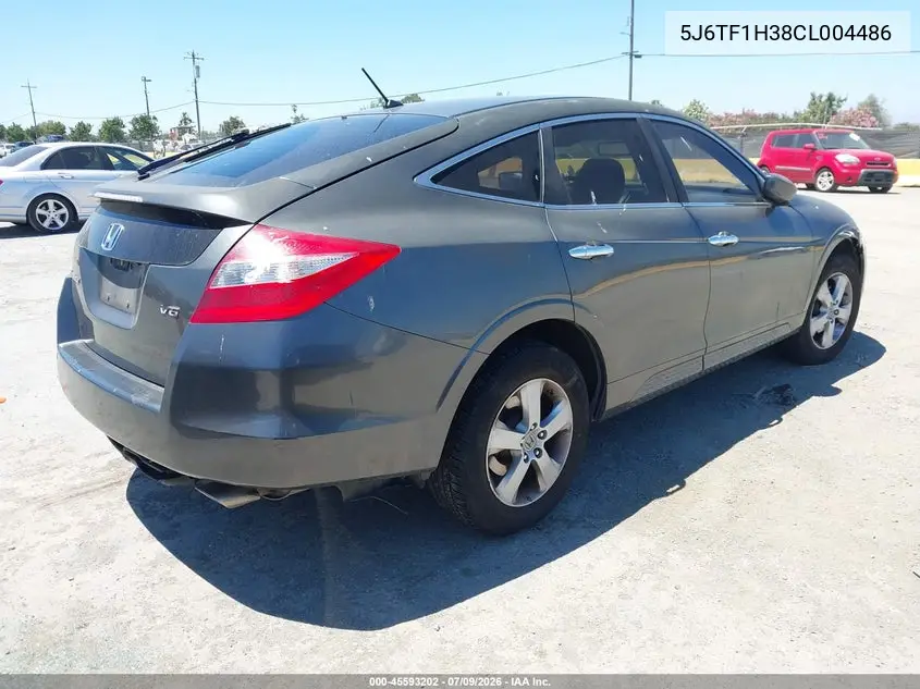 2012 Honda Crosstour Ex VIN: 5J6TF1H38CL004486 Lot: 45593202