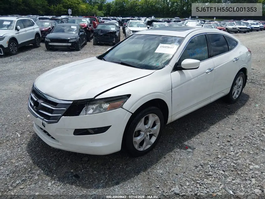 2012 Honda Crosstour Ex-L VIN: 5J6TF1H55CL001353 Lot: 45609643