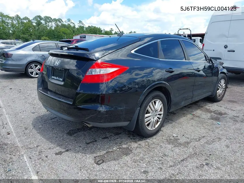 2012 Honda Crosstour 2.4 Ex-L VIN: 5J6TF3H59CL004123 Lot: 45611929