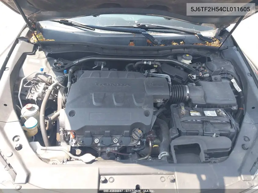 2012 Honda Crosstour Ex-L VIN: 5J6TF2H54CL011605 Lot: 45666697
