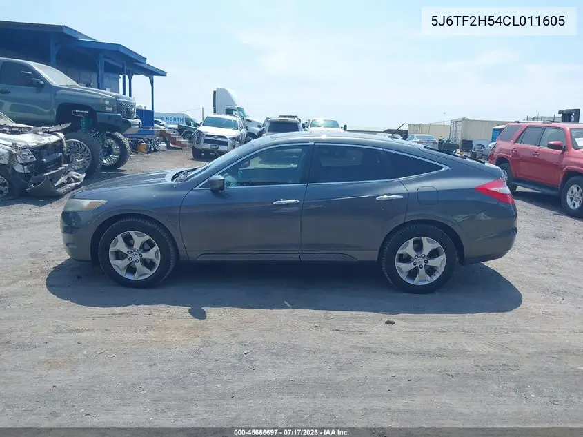 2012 Honda Crosstour Ex-L VIN: 5J6TF2H54CL011605 Lot: 45666697