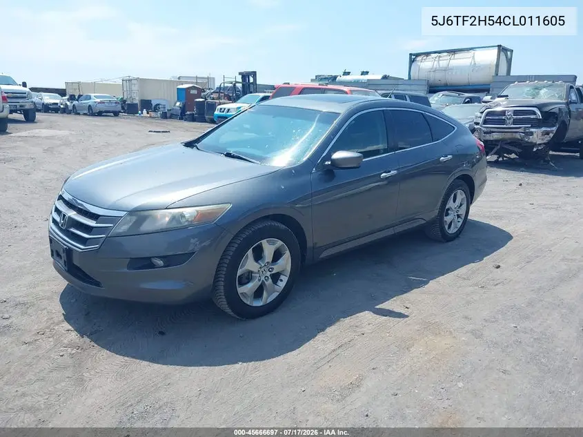 2012 Honda Crosstour Ex-L VIN: 5J6TF2H54CL011605 Lot: 45666697