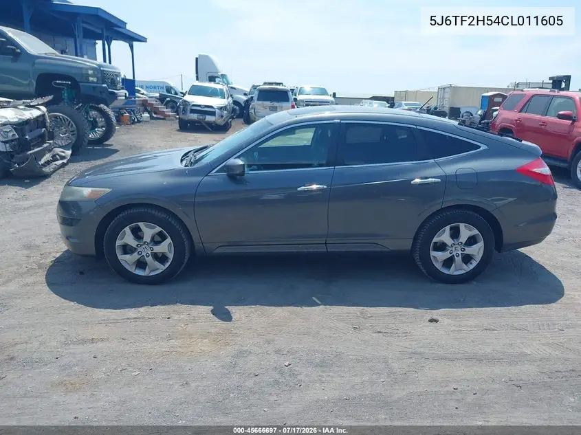 2012 Honda Crosstour Ex-L VIN: 5J6TF2H54CL011605 Lot: 45666697