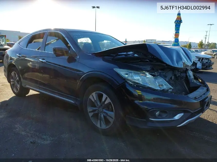 2013 Honda Crosstour Ex V6 VIN: 5J6TF1H34DL002994 Lot: 43561593