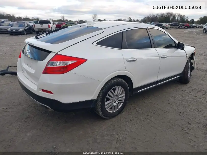 2013 Honda Crosstour Ex-L VIN: 5J6TF3H5XDL005038 Lot: 43828202