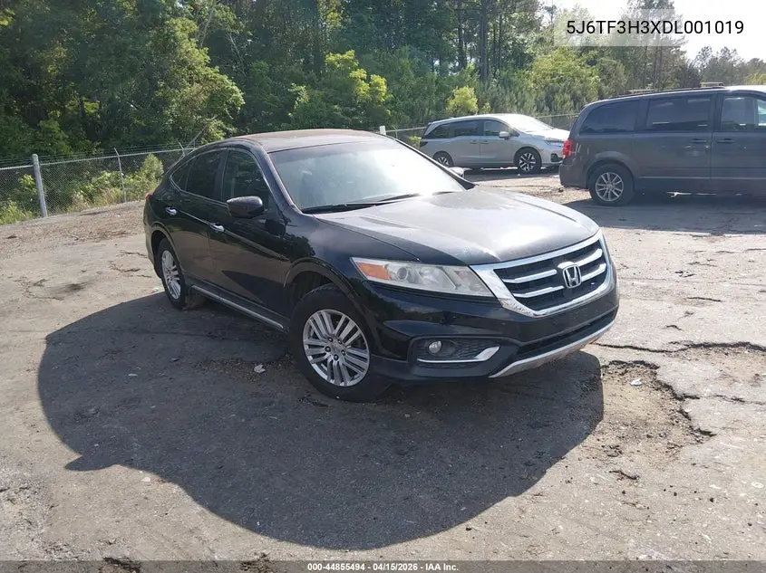 2013 Honda Crosstour Ex VIN: 5J6TF3H3XDL001019 Lot: 44855494