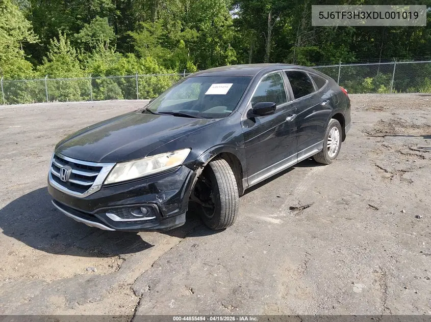 2013 Honda Crosstour Ex VIN: 5J6TF3H3XDL001019 Lot: 44855494