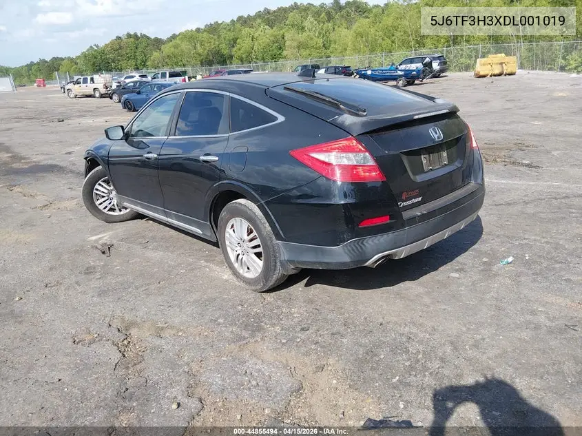 2013 Honda Crosstour Ex VIN: 5J6TF3H3XDL001019 Lot: 44855494