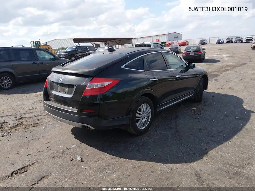 2013 Honda Crosstour Ex VIN: 5J6TF3H3XDL001019 Lot: 44855494