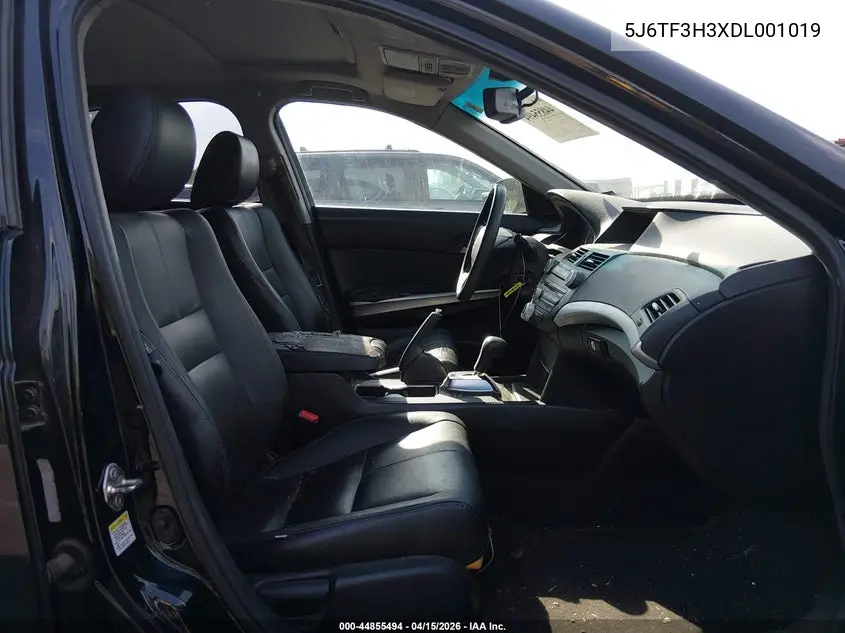 2013 Honda Crosstour Ex VIN: 5J6TF3H3XDL001019 Lot: 44855494