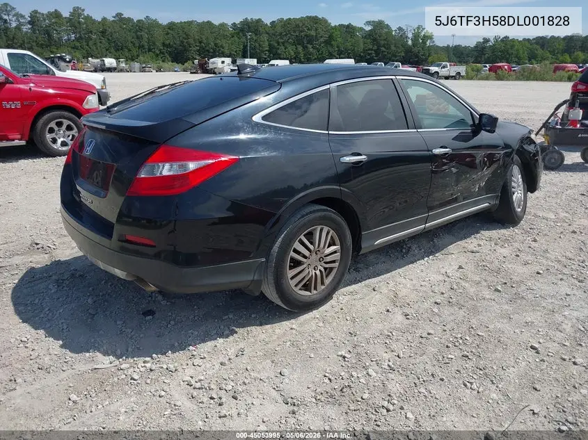 2013 Honda Crosstour Ex-L VIN: 5J6TF3H58DL001828 Lot: 45053995