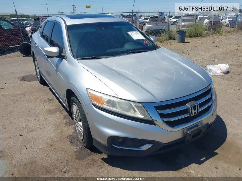 2013 Honda Crosstour Ex-L VIN: 5J6TF3H53DL001719 Lot: 45150522