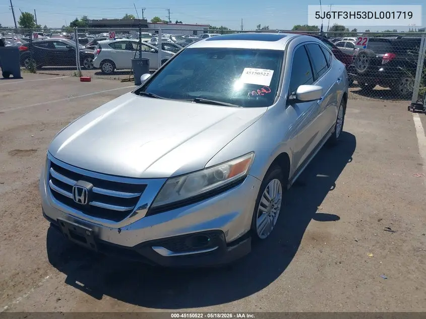 2013 Honda Crosstour Ex-L VIN: 5J6TF3H53DL001719 Lot: 45150522