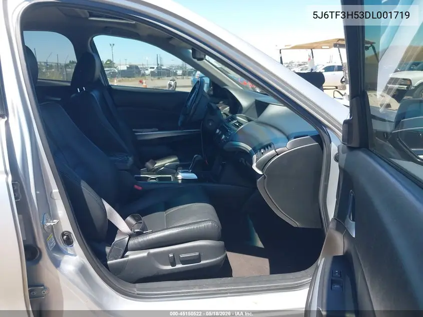 2013 Honda Crosstour Ex-L VIN: 5J6TF3H53DL001719 Lot: 45150522