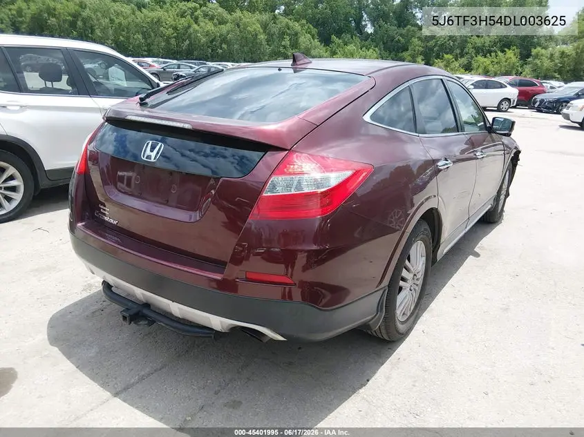 2013 Honda Crosstour Ex-L VIN: 5J6TF3H54DL003625 Lot: 45401995