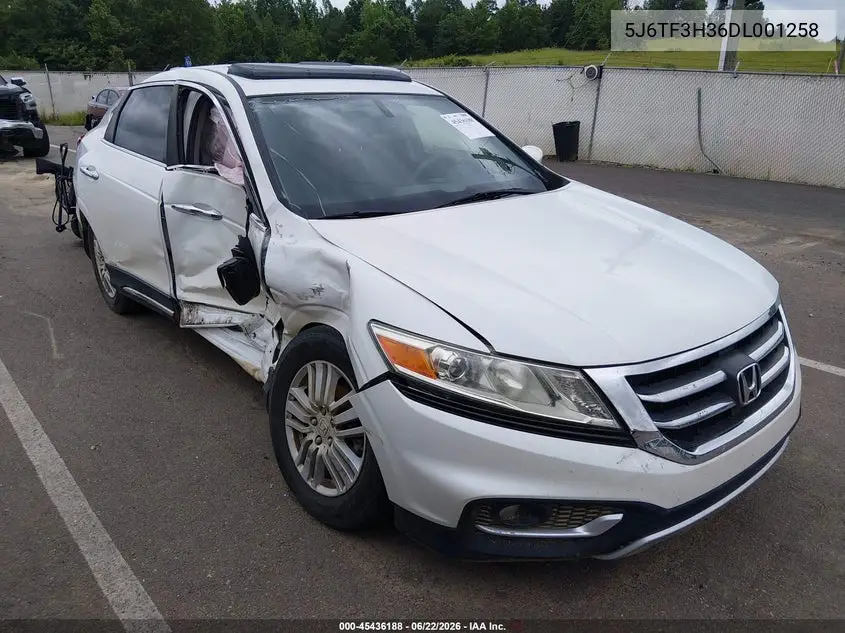 2013 Honda Crosstour Ex VIN: 5J6TF3H36DL001258 Lot: 45436188