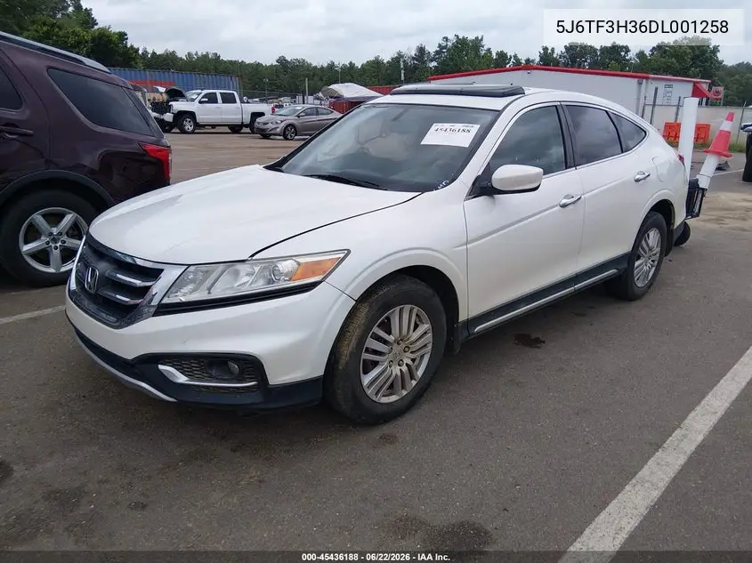 2013 Honda Crosstour Ex VIN: 5J6TF3H36DL001258 Lot: 45436188