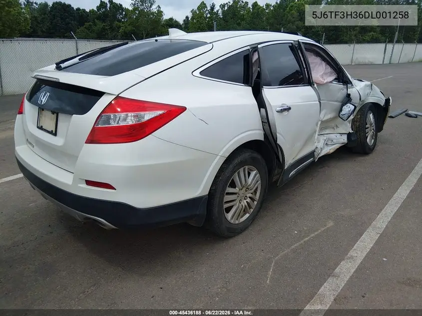 2013 Honda Crosstour Ex VIN: 5J6TF3H36DL001258 Lot: 45436188