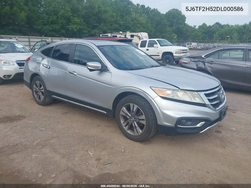 2013 Honda Crosstour Ex-L V6 VIN: 5J6TF2H52DL000586 Lot: 45459244