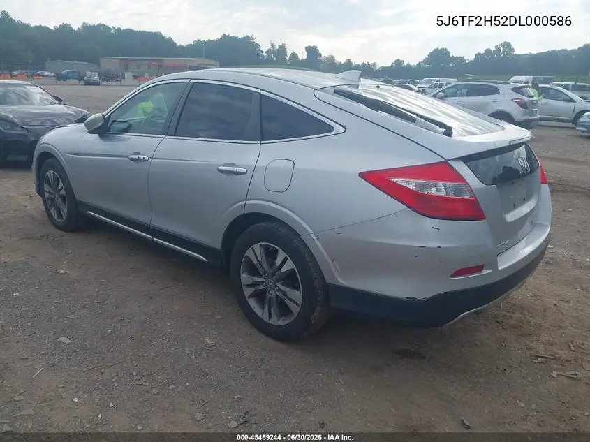2013 Honda Crosstour Ex-L V6 VIN: 5J6TF2H52DL000586 Lot: 45459244