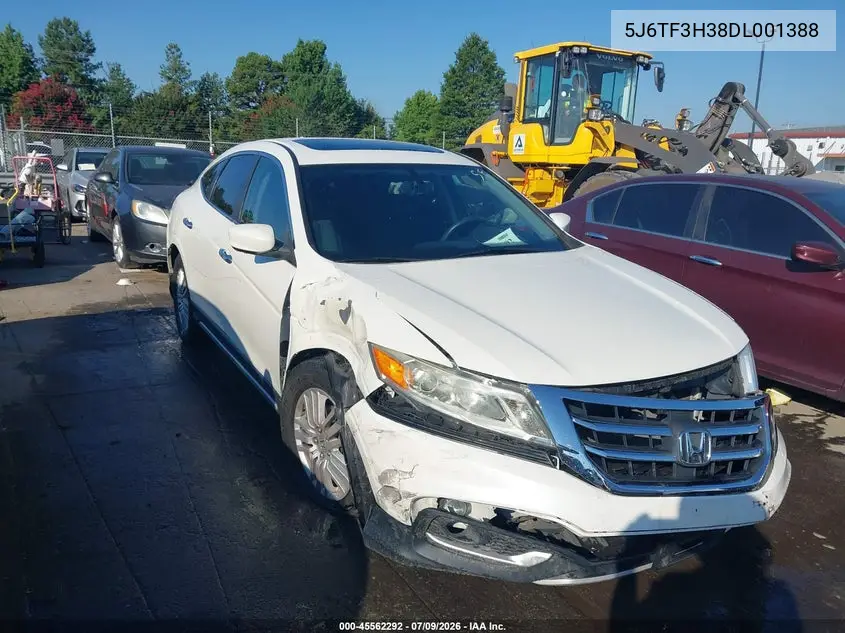 2013 Honda Crosstour Ex VIN: 5J6TF3H38DL001388 Lot: 45562292