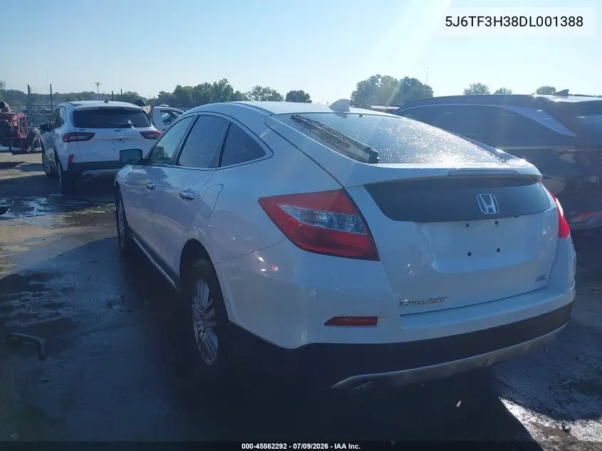 2013 Honda Crosstour Ex VIN: 5J6TF3H38DL001388 Lot: 45562292