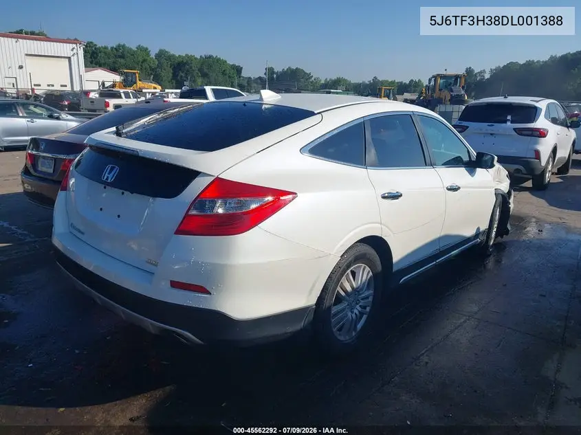 2013 Honda Crosstour Ex VIN: 5J6TF3H38DL001388 Lot: 45562292
