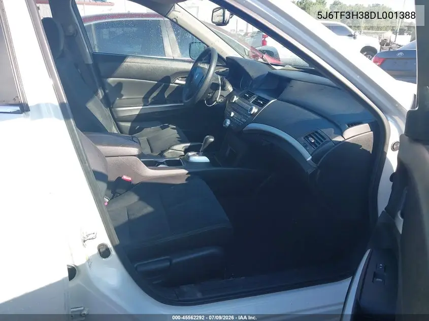 2013 Honda Crosstour Ex VIN: 5J6TF3H38DL001388 Lot: 45562292
