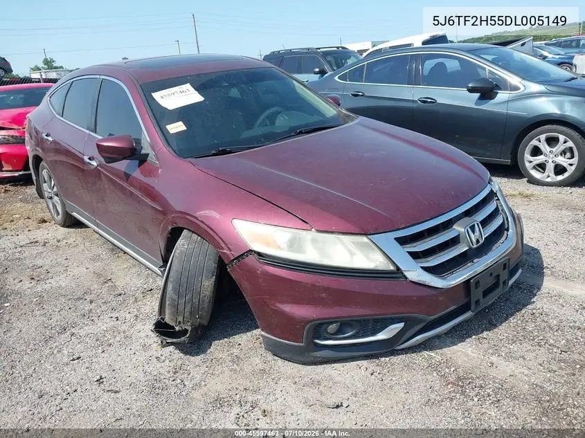 2013 Honda Crosstour Ex-L V6 VIN: 5J6TF2H55DL005149 Lot: 45597463