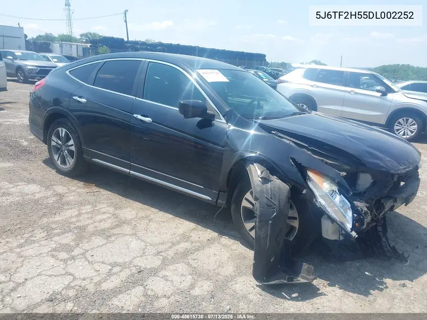 2013 Honda Crosstour Ex-L V6 VIN: 5J6TF2H55DL002252 Lot: 45615730