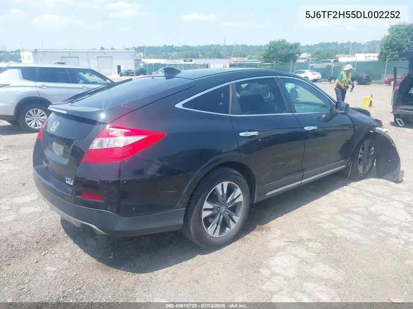 2013 Honda Crosstour Ex-L V6 VIN: 5J6TF2H55DL002252 Lot: 45615730