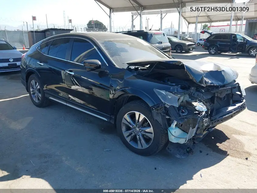 2013 Honda Crosstour Ex-L V6 VIN: 5J6TF2H53DL001309 Lot: 45618335