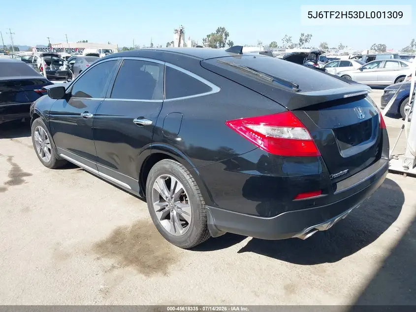 2013 Honda Crosstour Ex-L V6 VIN: 5J6TF2H53DL001309 Lot: 45618335