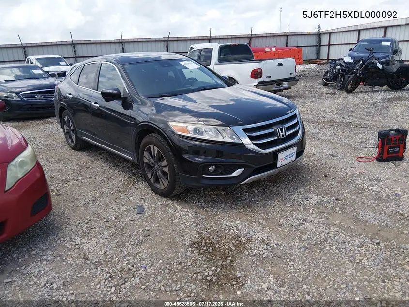 2013 Honda Crosstour Ex-L V6 VIN: 5J6TF2H5XDL000092 Lot: 45628506